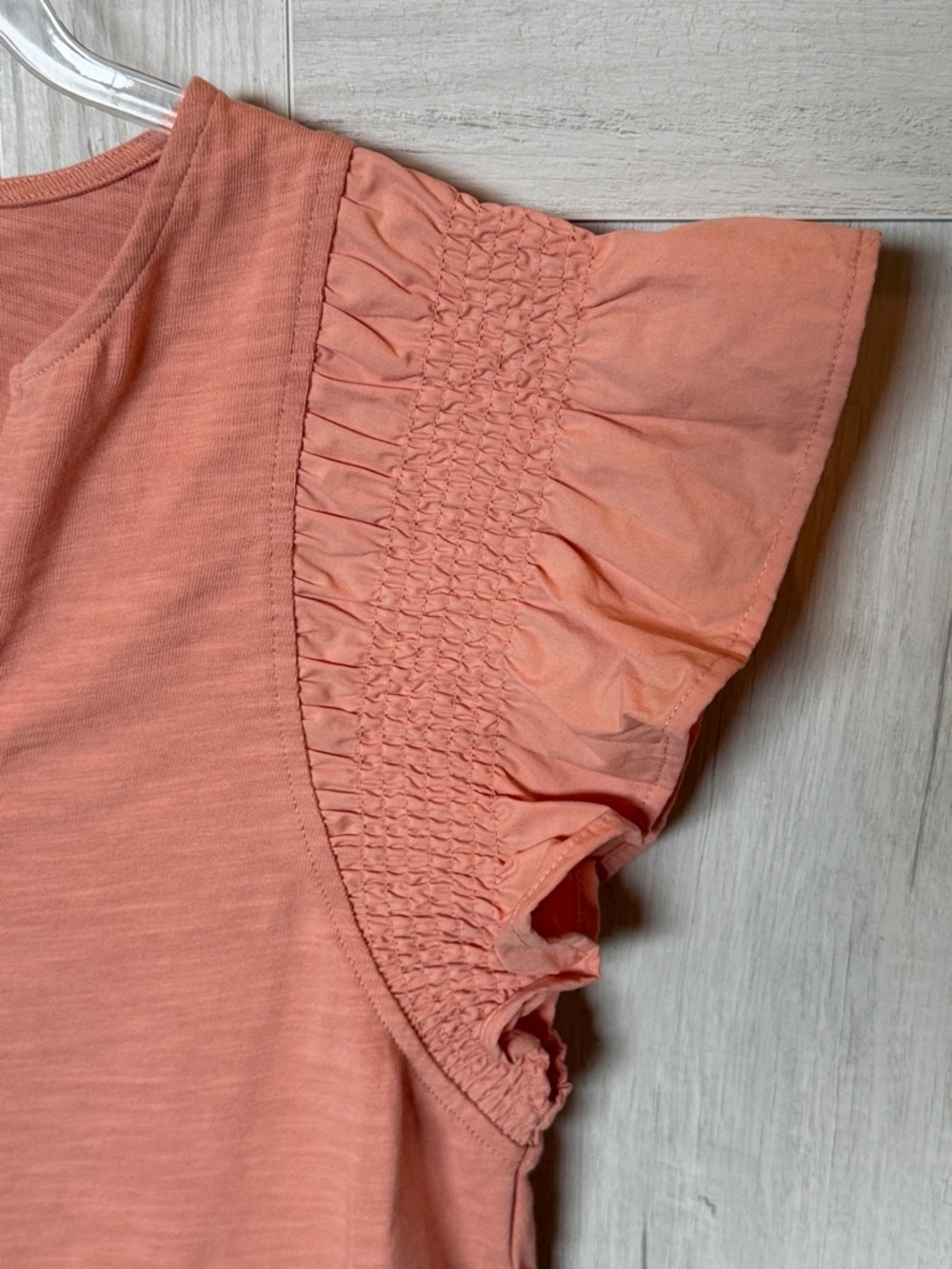 Nation LTD Christa Ruffle Sleeve V-Neck Top - Picture 7 of 8